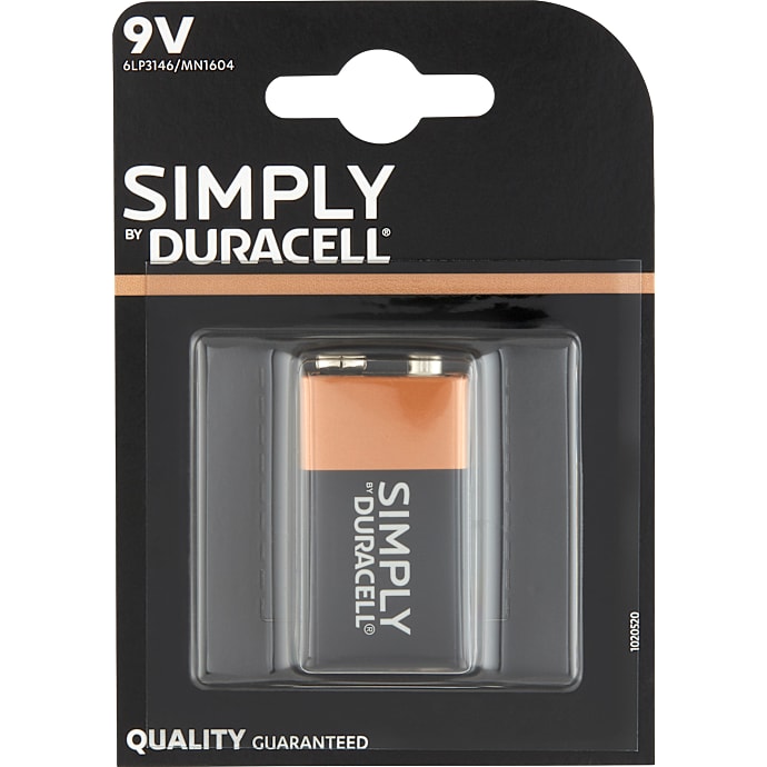 Duracell simply 9V batteri
