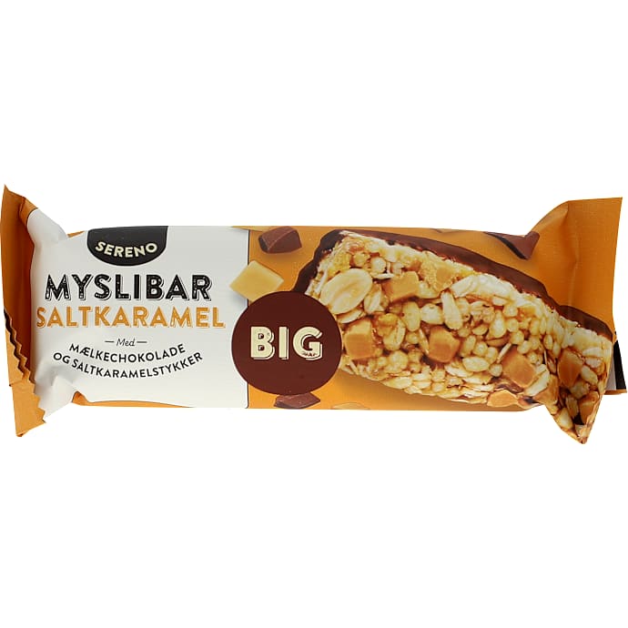 Müslibar m. saltkaramel