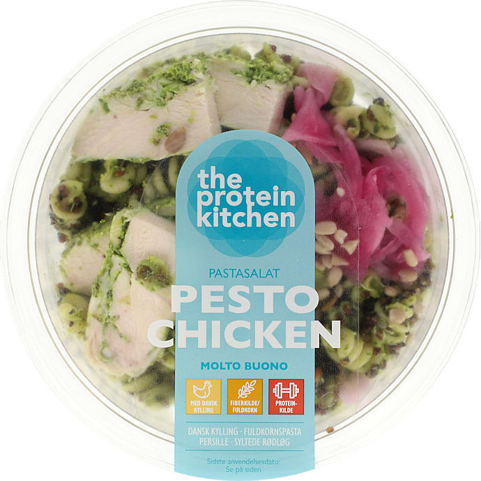 Pastasalat m. kylling og pesto – produktbillede