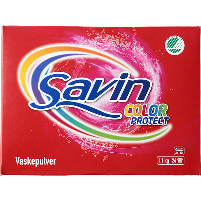 Vaskepulver kulørt vask