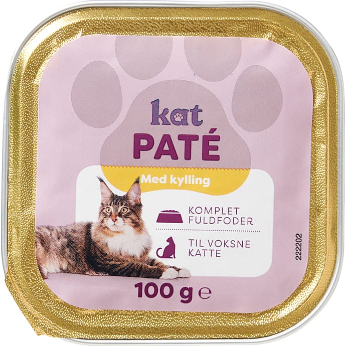Kattepaté m. kylling