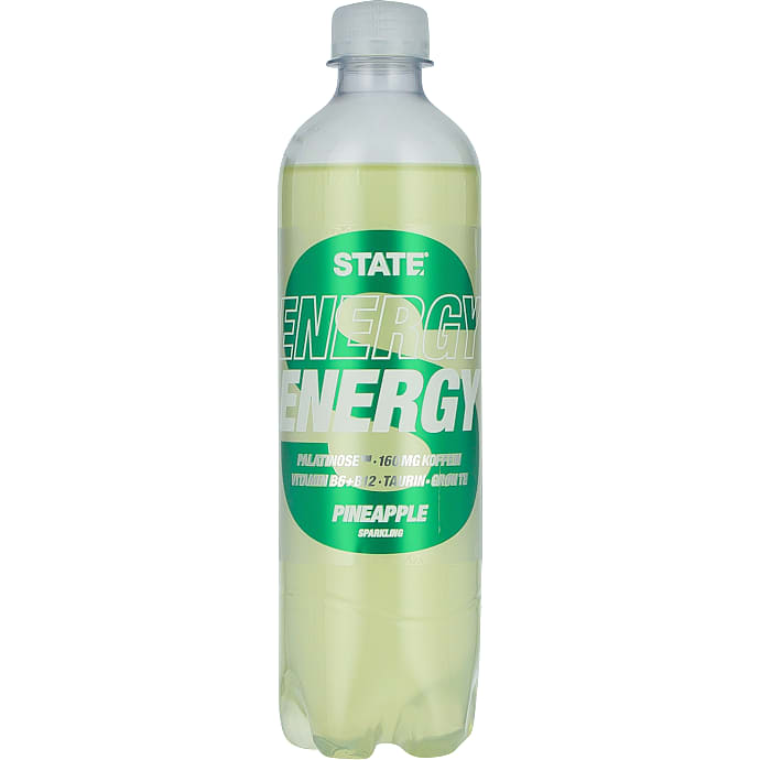 Energidrik m. ananassmag – produktbillede