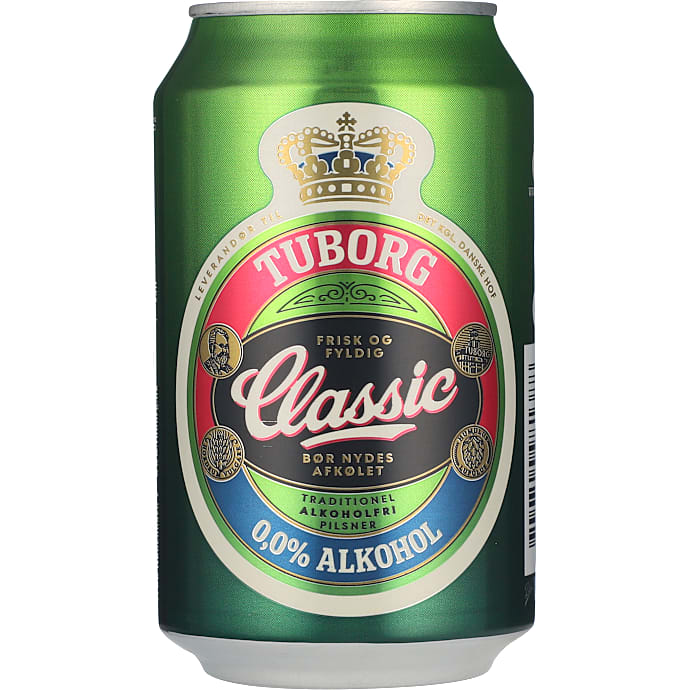 Tuborg Classic 0,0% alkoholfri