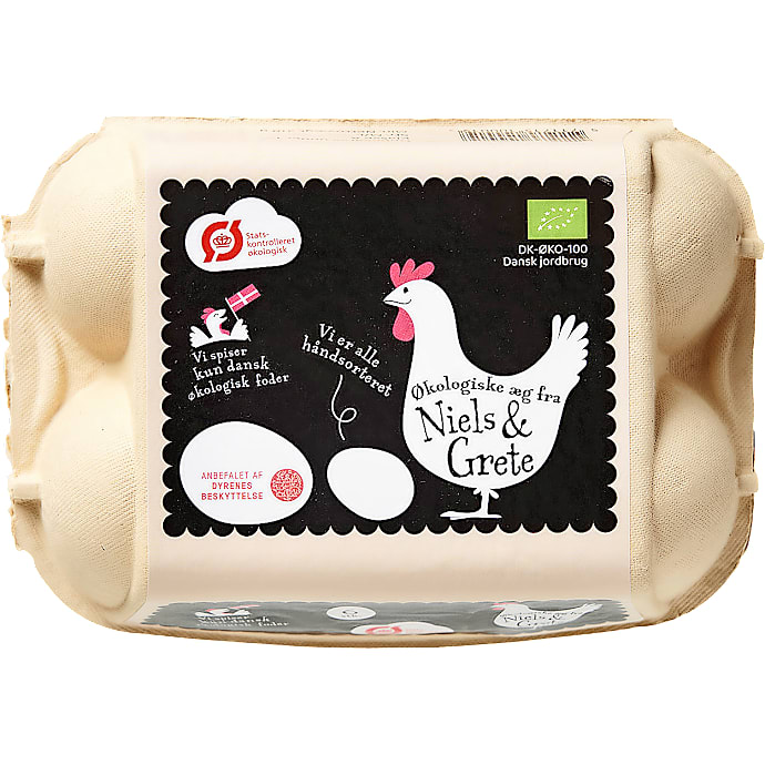 Økologiske æg M/L øko