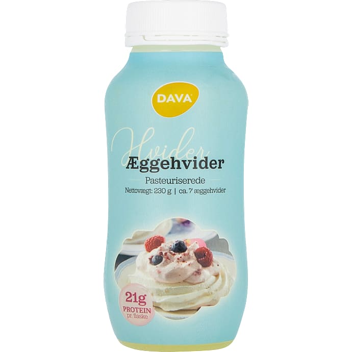 Pasteuriserede æggehvider fra skrabeæg – produktbillede