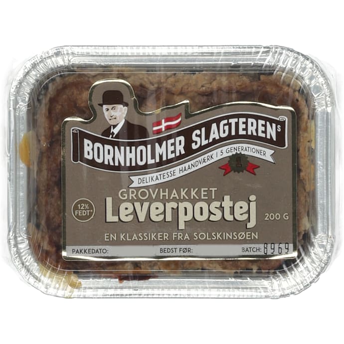 Grovhakket leverpostej – produktbillede