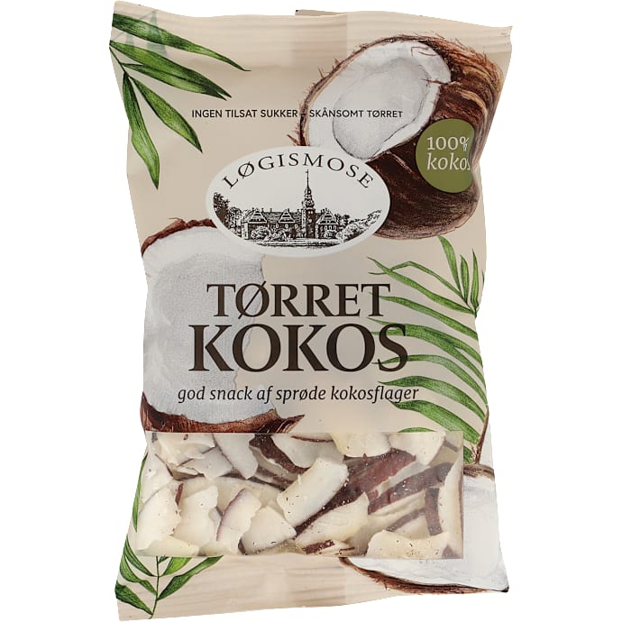 Tørret kokos – produktbillede