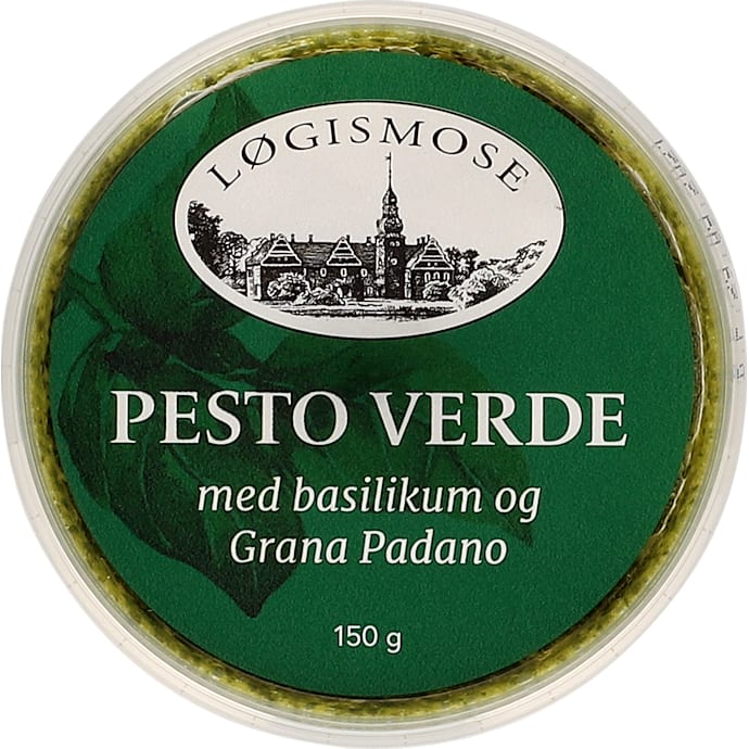 Grøn pesto m. basilikum og Grana Padano