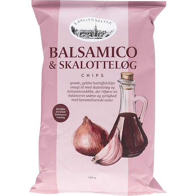 Chips m. balsamico og skarlotteløg – produktbillede