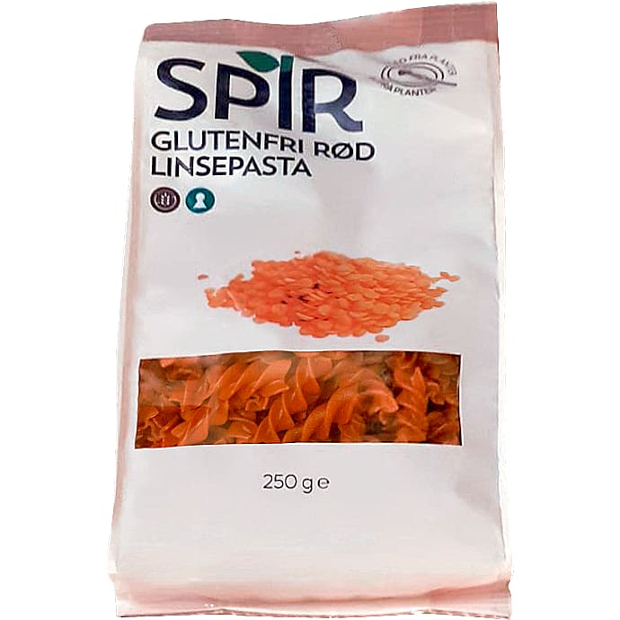 Fusilli m. røde linser – produktbillede