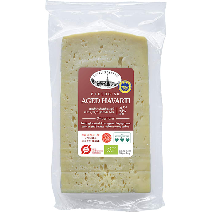 Havarti ost modnet 45+ øko – produktbillede