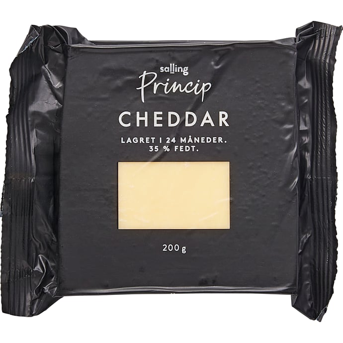 Hvid cheddar 35 % fedt