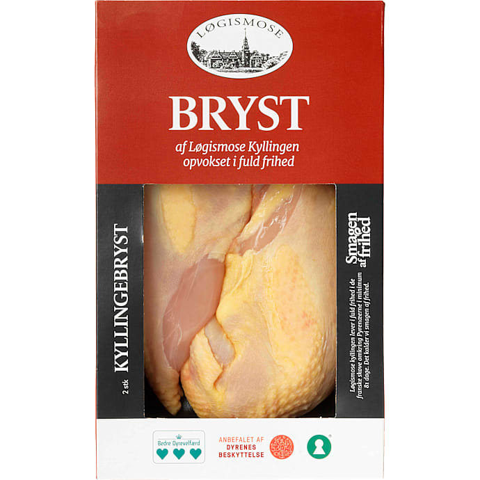 Kyllingebryst m. skind – produktbillede