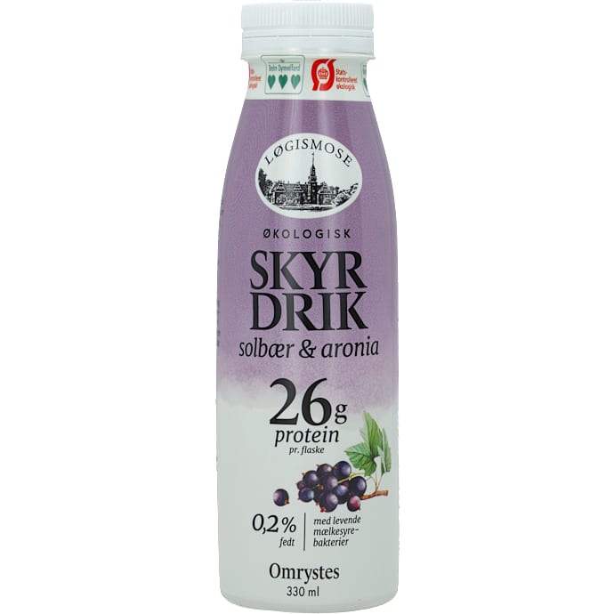 Skyrdrik m. solbær og aronia øko