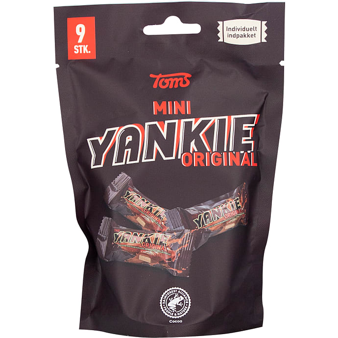 Mini chokoladebar m. kakaoskum og karamel