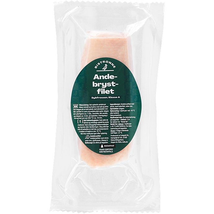 peking andebryst, frossen – produktbillede