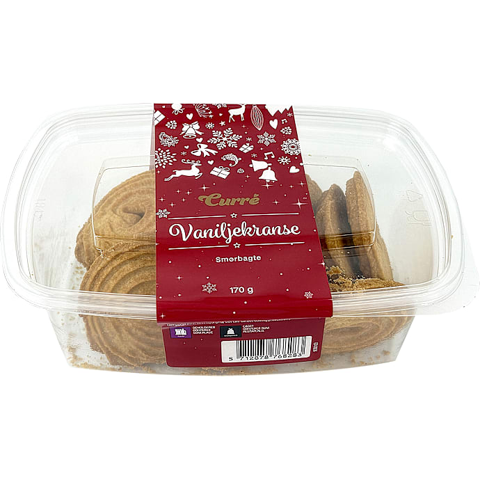 Curré Smørbagte Vaniljekranse