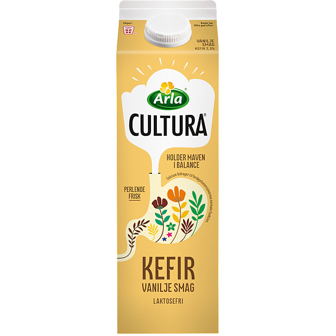 Kefir m. vaniljesmag 2,3% fedt laktosefri