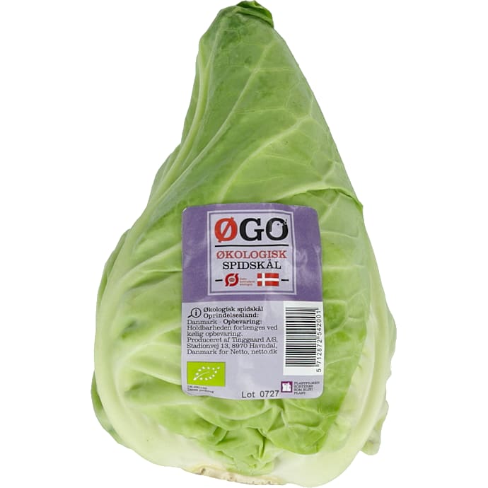 Spidskål øko – produktbillede
