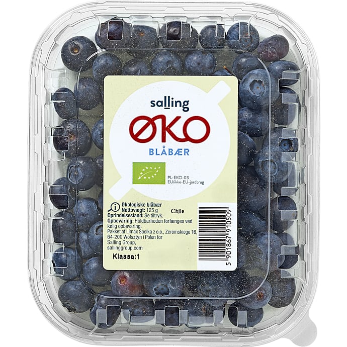 Blåbær øko – produktbillede