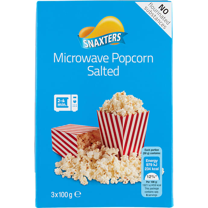 Popcorn m. salt til mikrobølgeovn