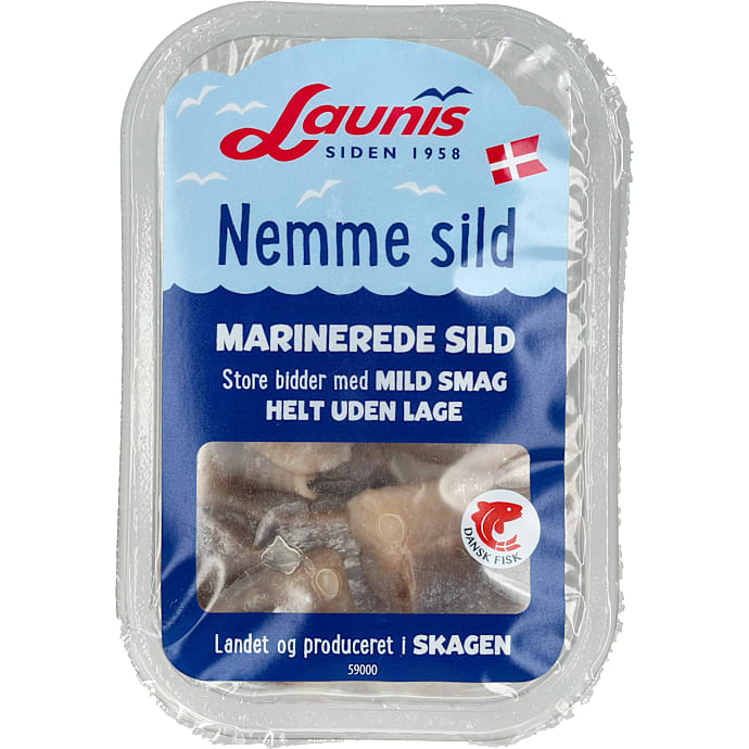 Nemme Sild i bidder, marinerede, MAP – produktbillede