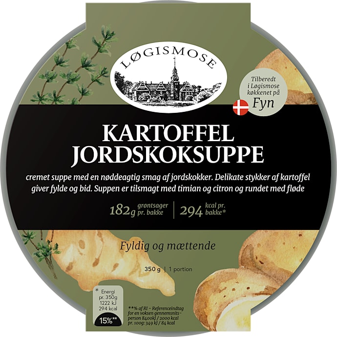 Kartoffel- og jordskokkesuppe – produktbillede