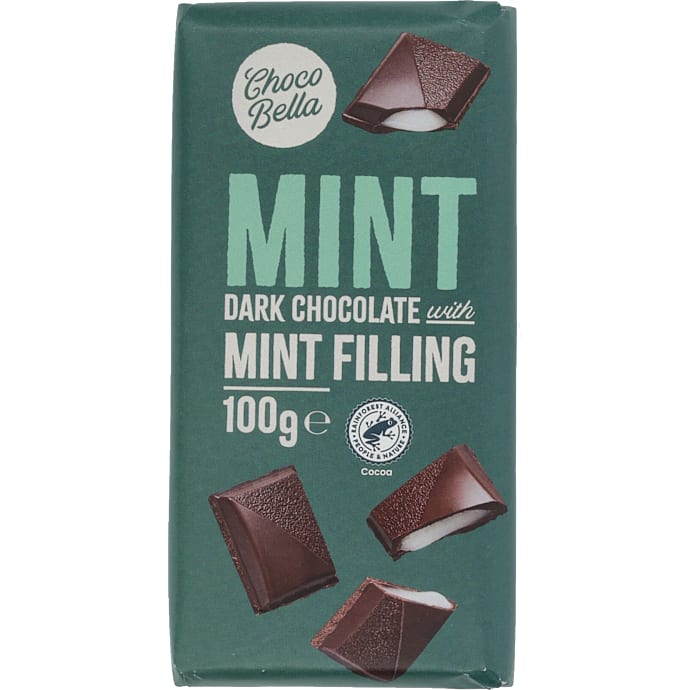 Mørk chokolade m. perbermynte