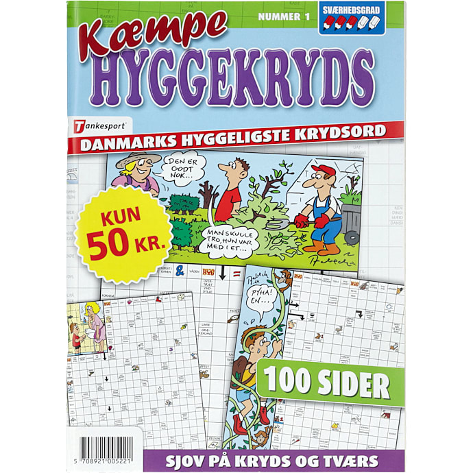 Opgavehæfter kæmpe hyggekryds – produktbillede