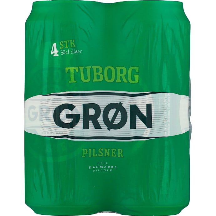 Grøn Tuborg Pilsner – produktbillede