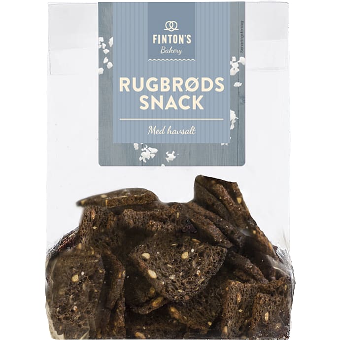 Rugbrødssnacks m. havsalt – produktbillede