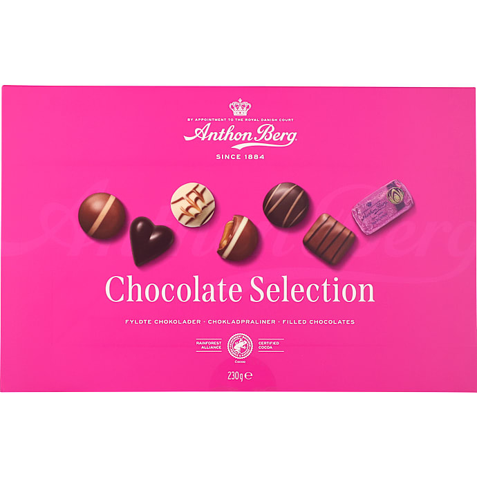 Chocolate Selection fyldte chokolader – produktbillede