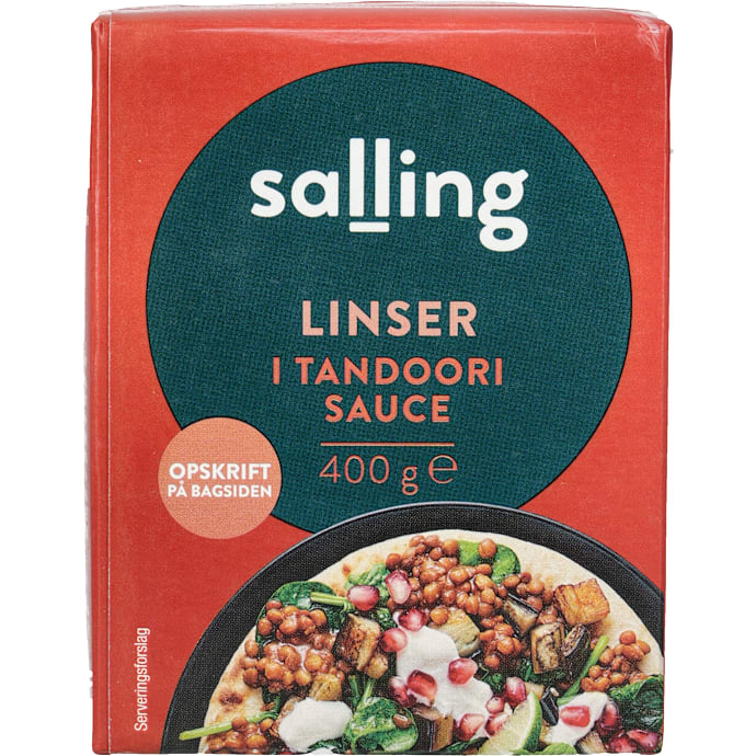 Linser i tandoorisauce