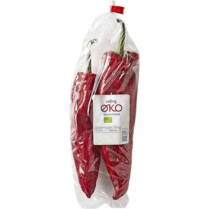 Rød snackpeber øko – produktbillede
