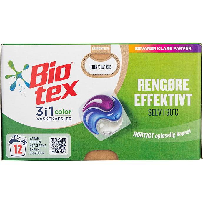 Vaskekapsler kulørt vask – produktbillede