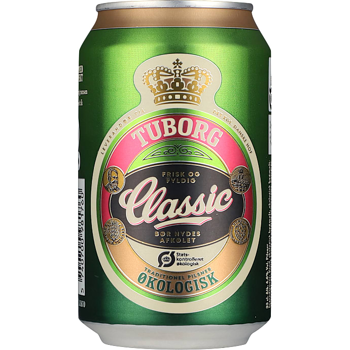 Tuborg Classic øko – produktbillede
