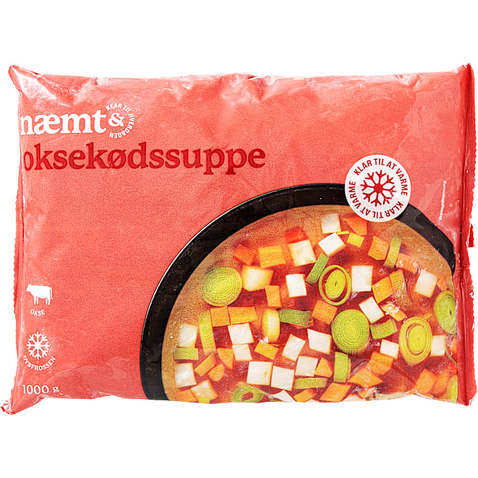 Oksekødsuppe – produktbillede