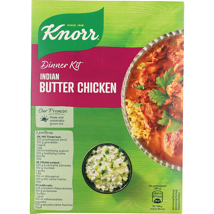 Dinner Kit Butter Chicken