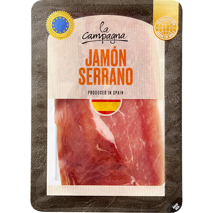 Serranoskinke i skiver – produktbillede