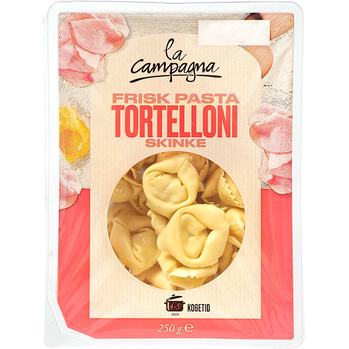 Tortelloni m. skinke – produktbillede