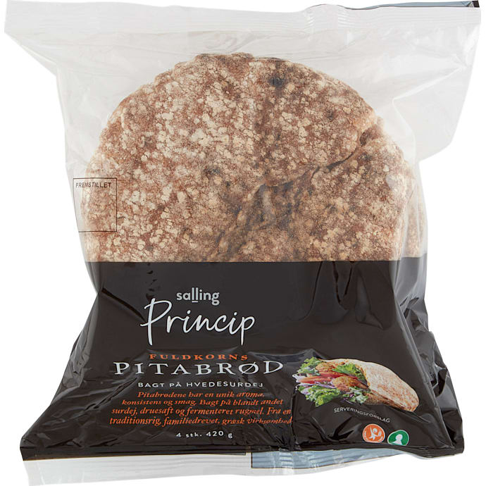 Fuldkornspitabrød – produktbillede