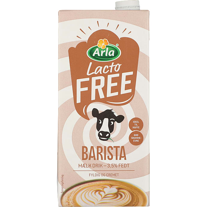 Barista mælk 3,5% fedt laktosefri UHT