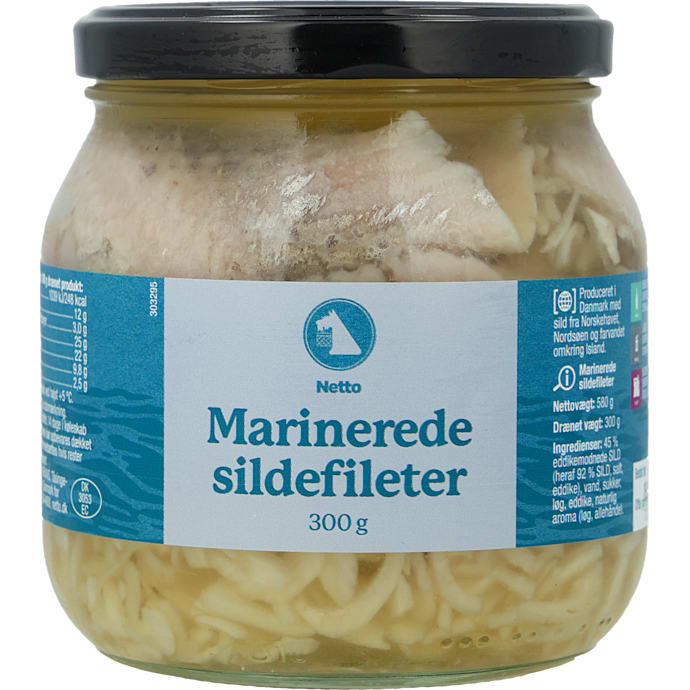 Marinerede sild i fileter
