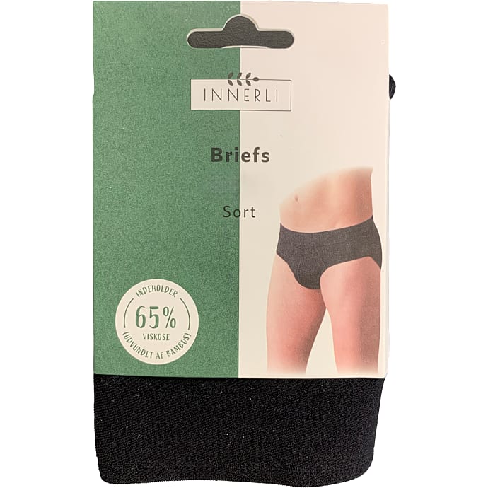 In herre brief sort str. xl/xxl