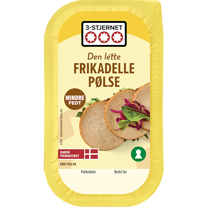 Frikadellepølse i skiver 9% fedt
