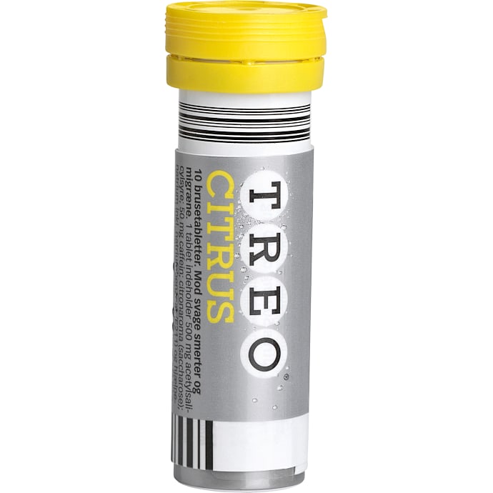Smertestillende brusetabletter m. citrussmag 500 mg