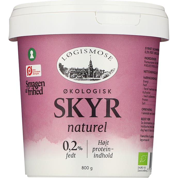 Skyr naturel øko 0,2% fedt øko