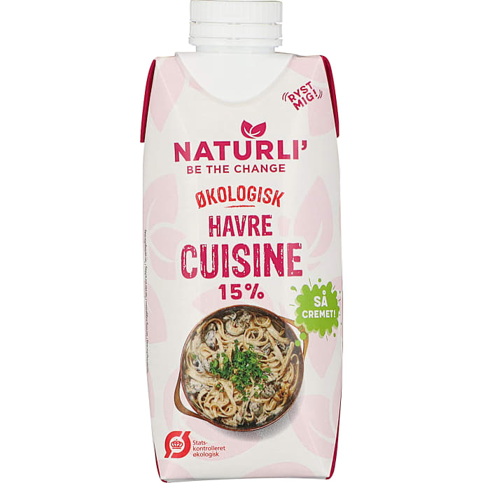 Havre Cuisine 15% fedt øko – produktbillede