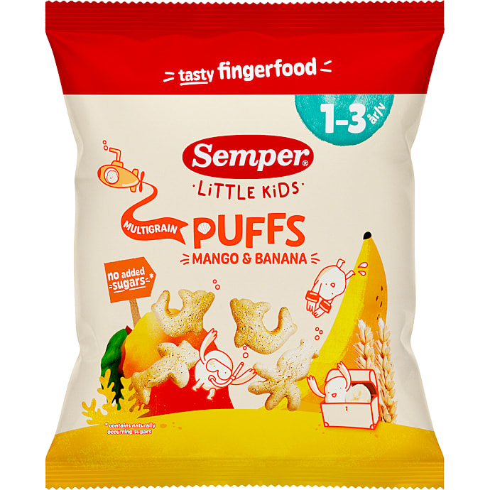 Mango & Banana Puffs Øko