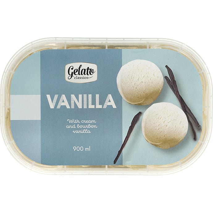 Flødeis m. vanilje – produktbillede